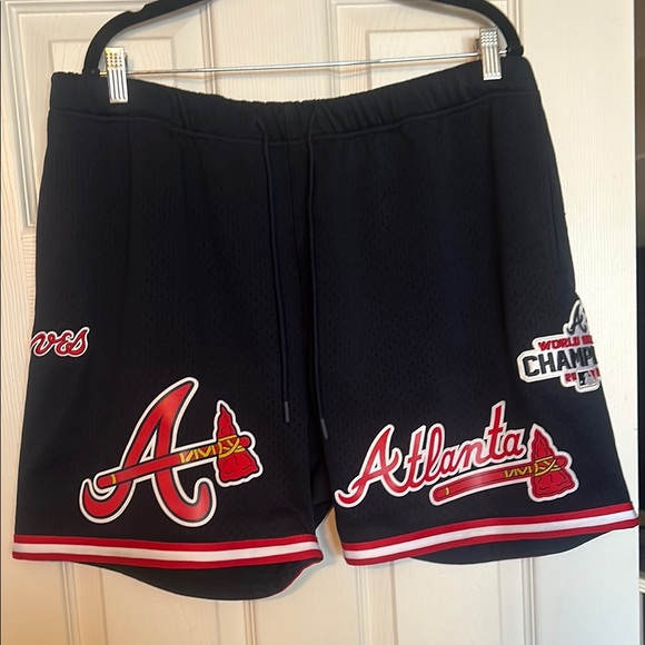Men's Black Atlanta World Series Champion Shorts